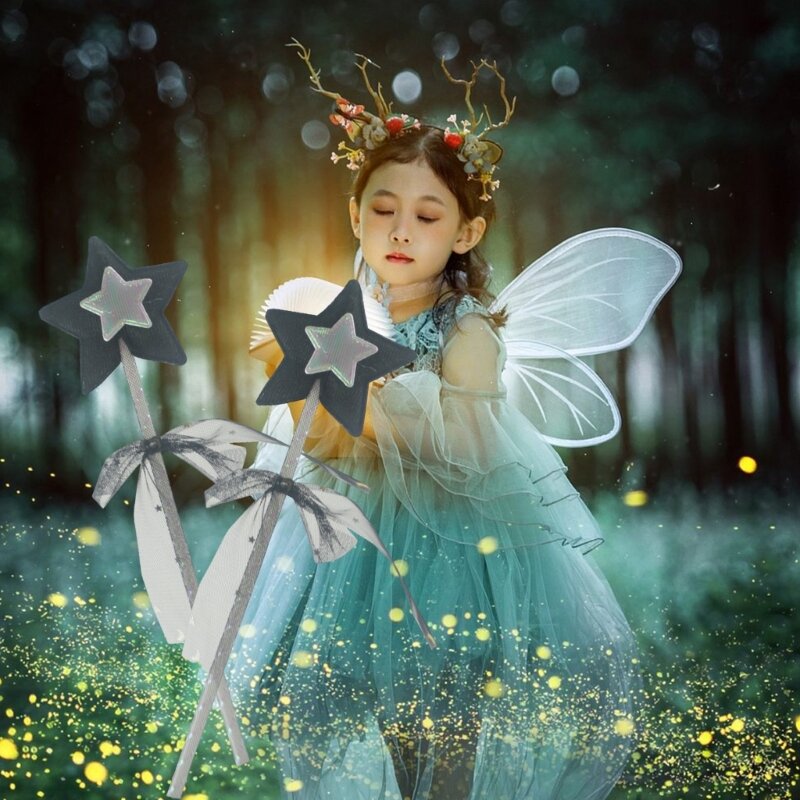 Varinhas fadas varinha mágica estrela varinha varas handheld anjo varinha bat halloween varinha mágica vara princesa role