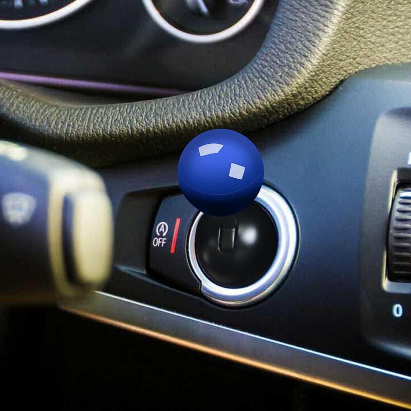 For Car One Click Start Button Start Lever Car Engine Start Stop Button Joystick Metal Ball-bar Automotive Decorative Accessory