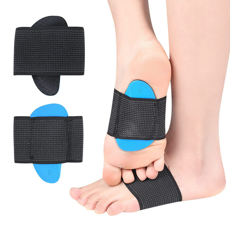 痛みアーチフットケア1ペア衝撃フットアーチサポート足底筋膜炎かかとの痛みを和らげる足クッション、健康足保護ケア