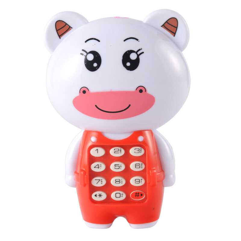 Mainan telepon bayi, telepon suara musik, Mini lucu, mainan telepon simulasi pendidikan dini Anak