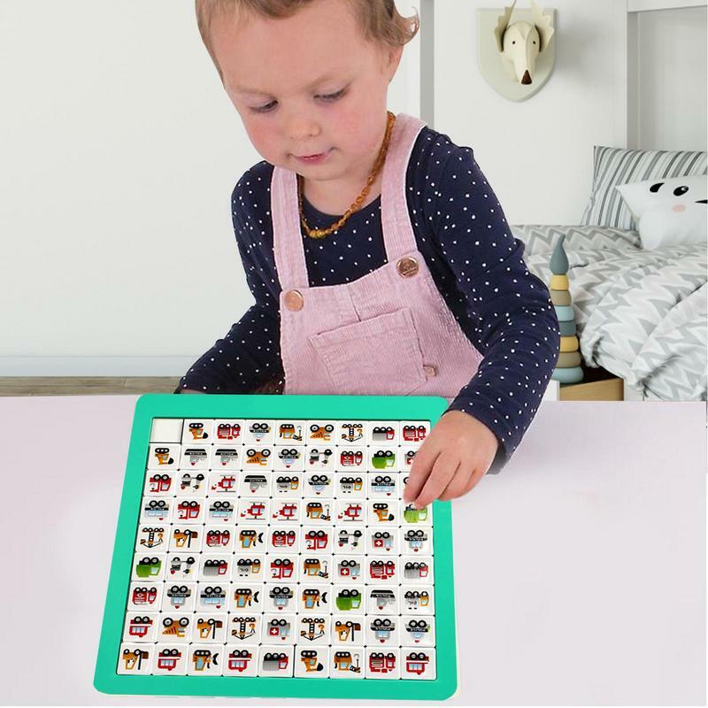 Matching Board Game With Rich Patterns Preschool Classroom Must Haves Preschool Classroom Must Haves Sensory Toys Fine Motor