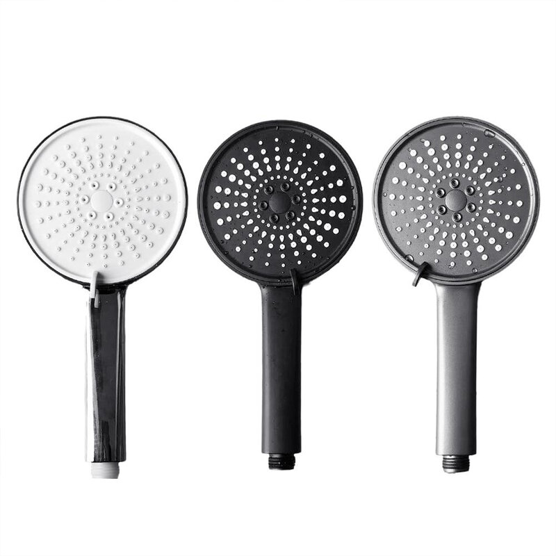 12.5cm Big Panel Shower Head,High Pressure Rainfall Shower Set Water Saving Shower,5 Modes Adjustable Shower Head Bathroom Tools