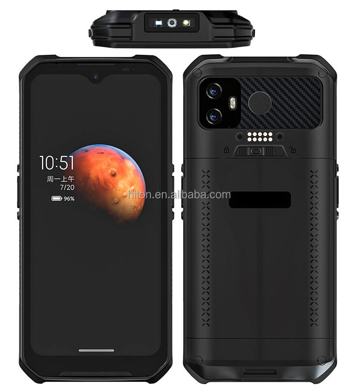 Fabrik 6,2 Zoll mtk6762 Octa-Core-Industrie anlagen android12 Handheld-Terminal 2D-Scanner robuste PDA mit NFC-Finger abdruck