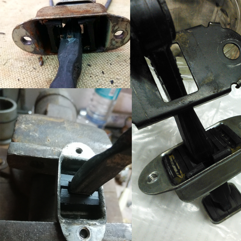 Kit de reparación de correa de retención de puerta de coche, Clip de amortiguación de tope para Honda CR-V, RD4, RD5, RD6, RD7, RE 2003, 2004, 2005-2012, nuevo, 4 Uds.