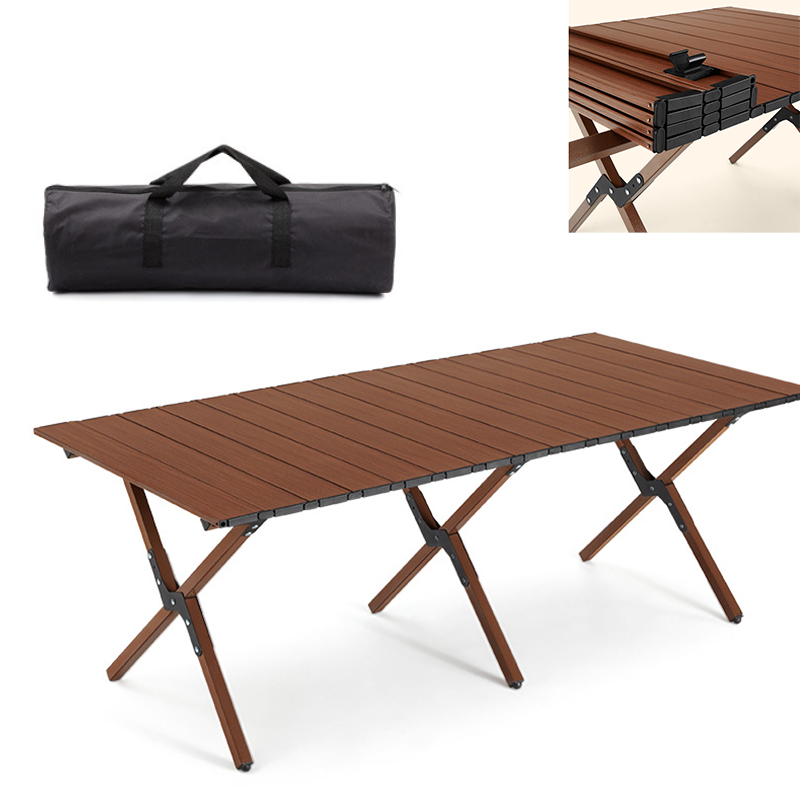 Mesa plegable ligera para exteriores, mesa de Camping portátil, mesa de café y Picnic, bolsa de almacenamiento de cortesía