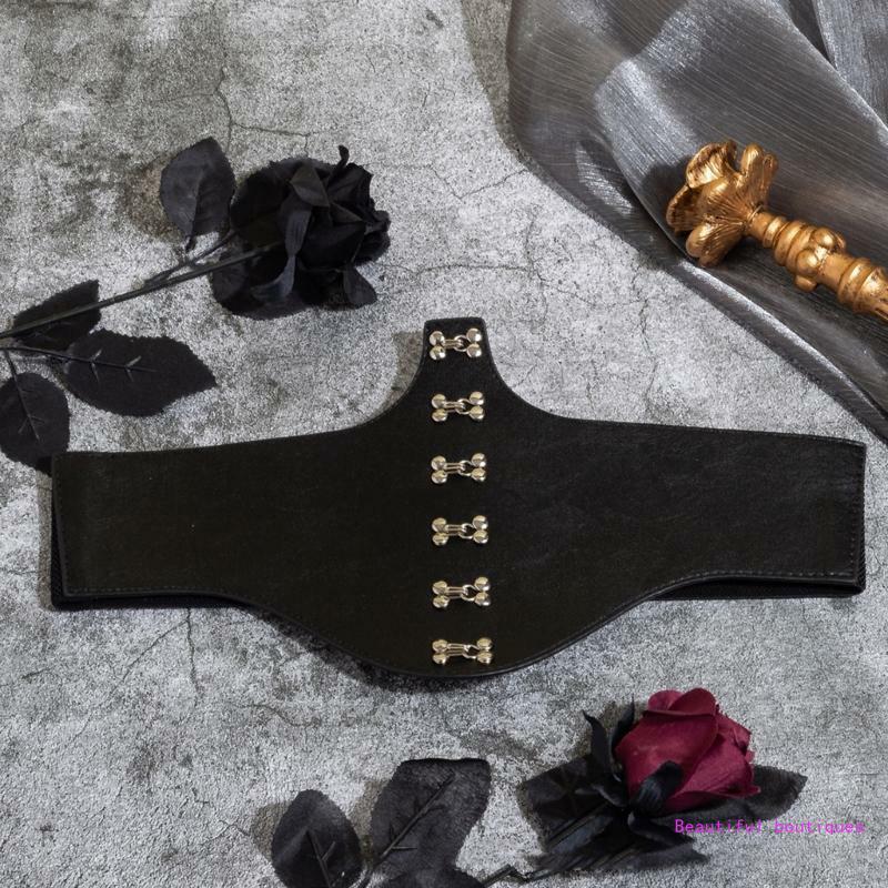 Elastic Vintage Belt Leather Slimming Body Belts Corset Elastic Waist Belt Wide Belt Ladies Dress Decoration DropShip