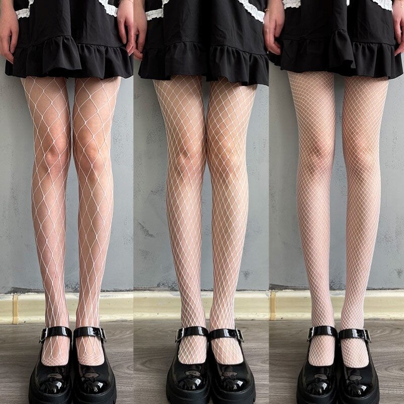 Penjualan terlaris stoking tubuh jaring-jaring Lolita musim panas kaus kaki Anime kaus kaki Cosplay JK kulit Lingerie ketat nilon jaring seksi