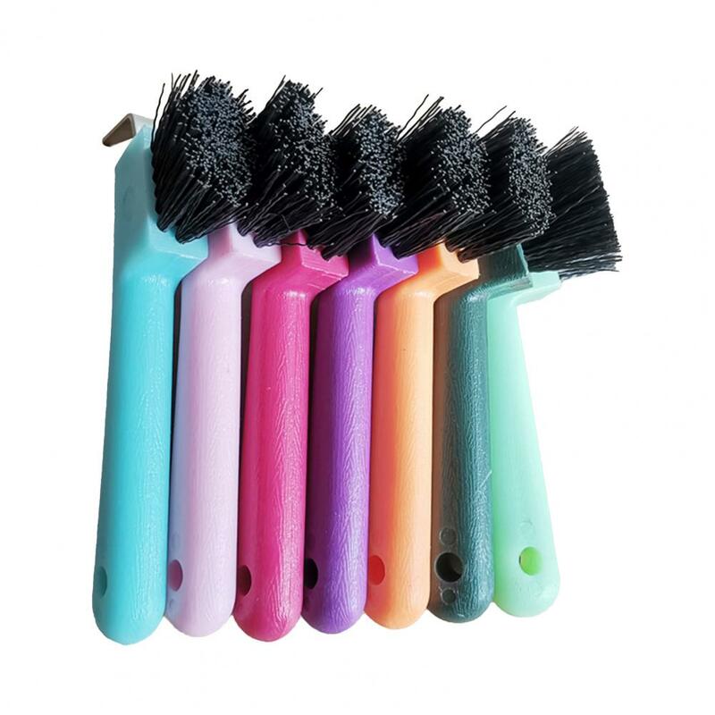 Horse Hoof Tool Wear-resistant Compact Plastic Horse Grooming Horseshoe Brush for Professional Use