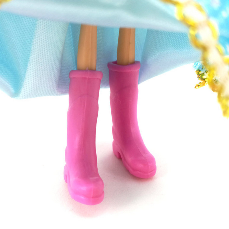 Mini modelos de botas de juguete, zapatos de casa, adornos de escena, decoración de lluvia, 6 pares