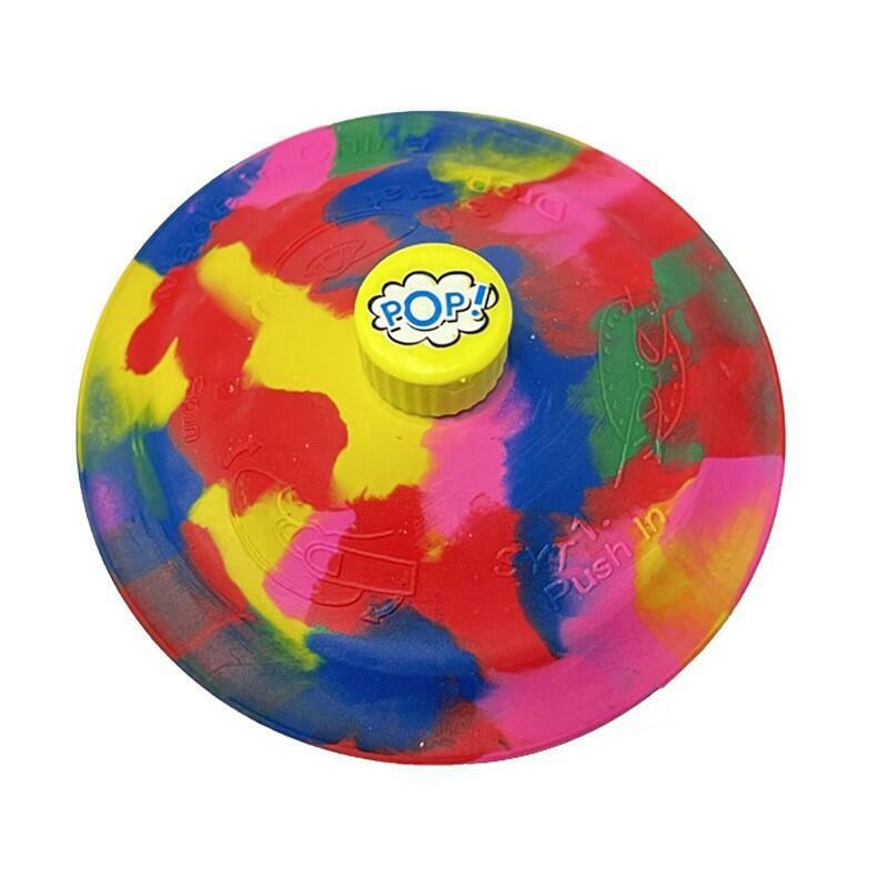 Novel Camouflage Bounce Bowl Squishy Fidget Toys Antistress Elastic Toy Hip Hop Jumping Creativity Outdoor Sports Spinning Top