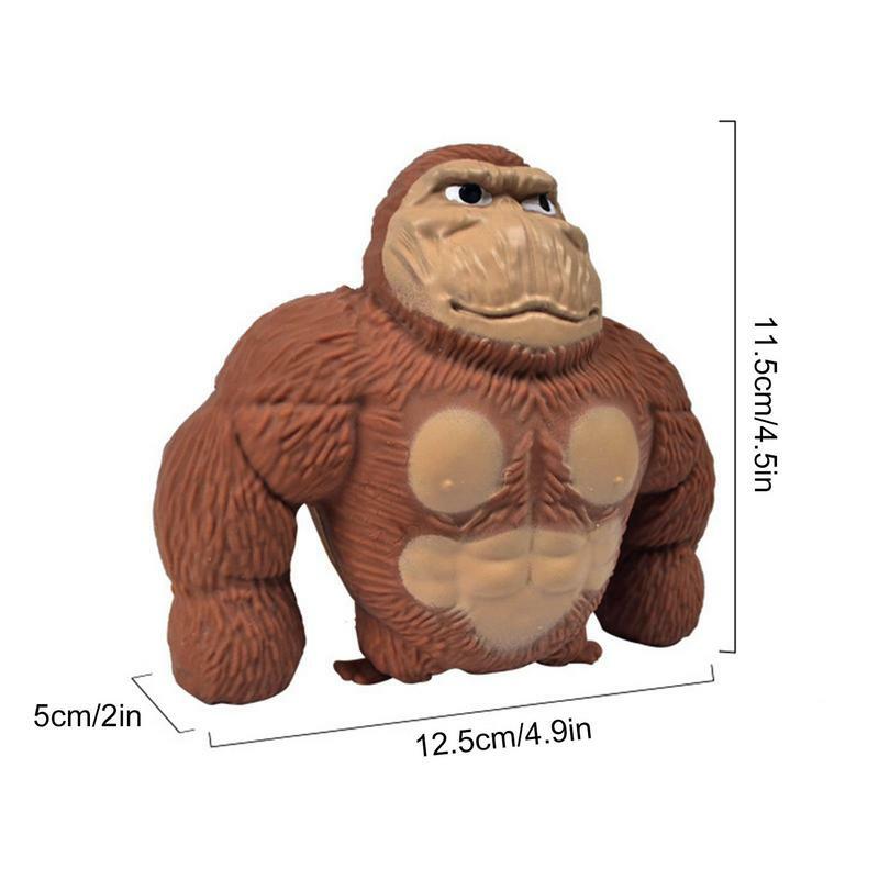 Funny Monkey Stretch Toy  StressHandicraft Adults and Kids Sensory Toys Rubber Monkey That Stretches For Fun And Relaxation
