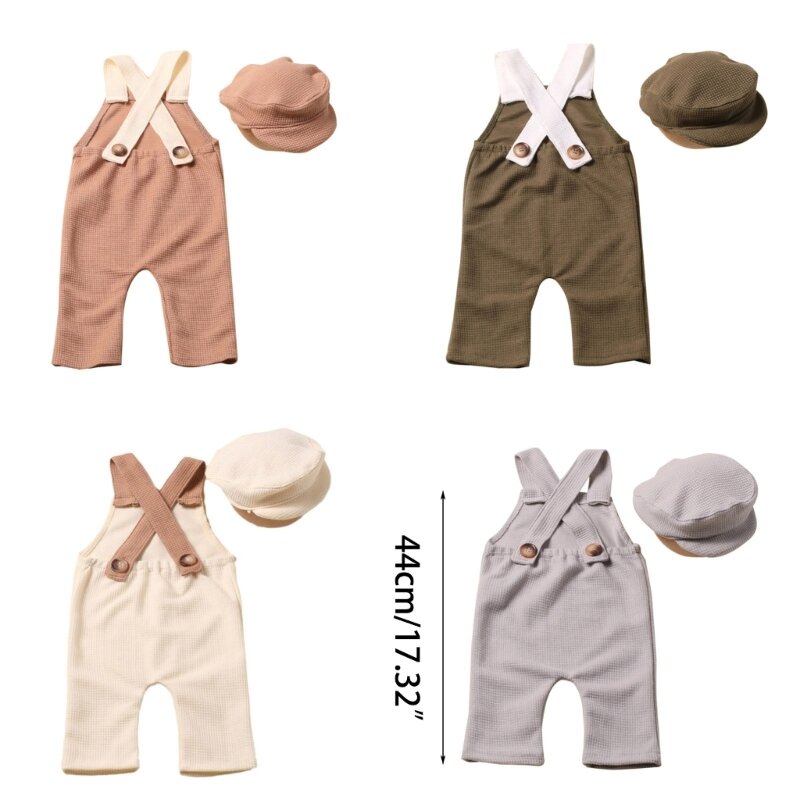 Bayi Fotografi Alat Peraga Kostum Topi Celana Berpose Pakaian Baru Lahir Pemotretan Alat Peraga X90C