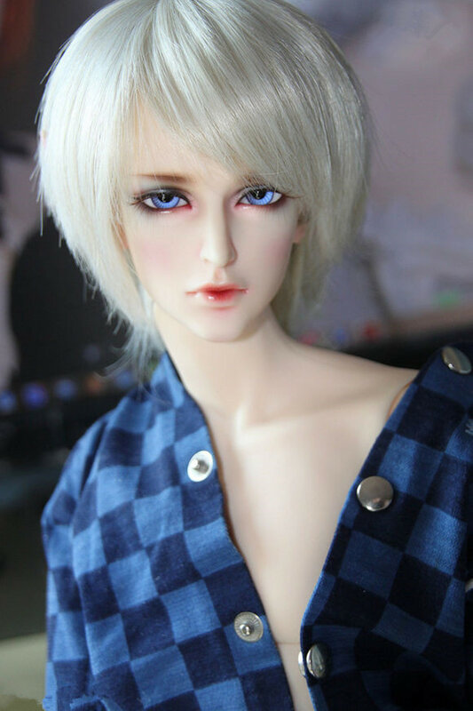 New 65cm 1/3 Handsome Male figure doll DIY Model Doll Boy Wolf Knight Premium Resin Spot Makeup