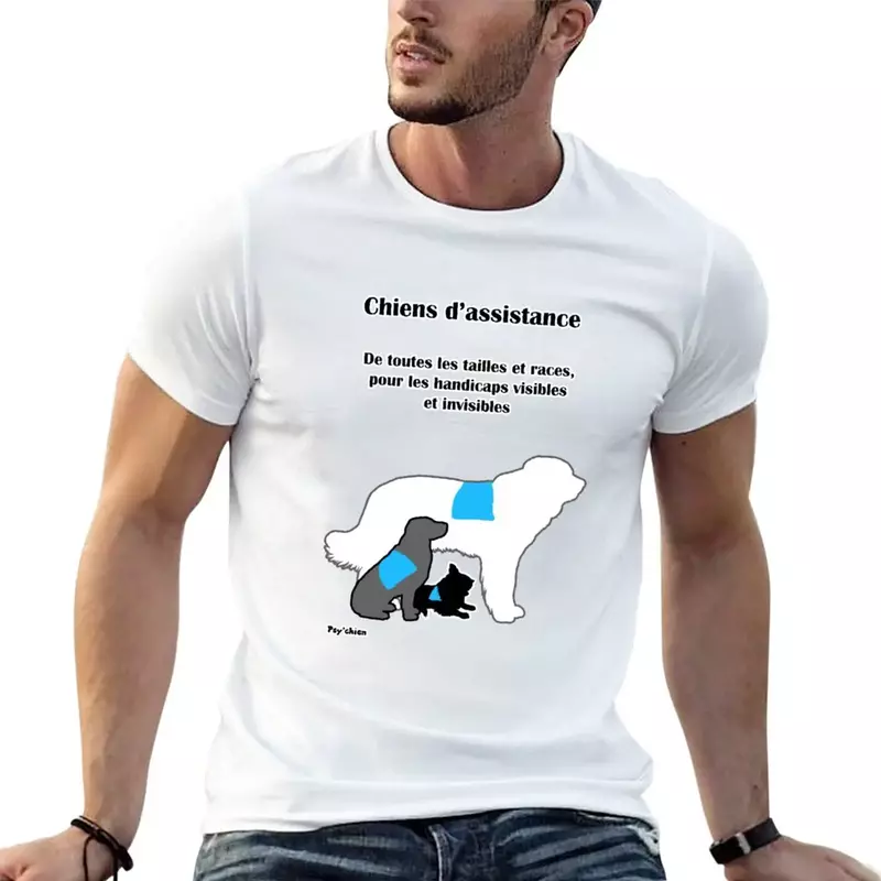 Camiseta de Psy'chien Three Dogs para hombres, ropa de anime, ropa bonita, camisetas gráficas para fanáticos del deporte
