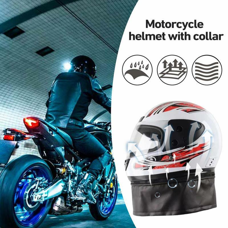 大人用のオートバイのサーマルヘルメット,ユニセックス,オートバイのヘッドカバー,取り外し可能なスカーフ,軽量ストリートバイク