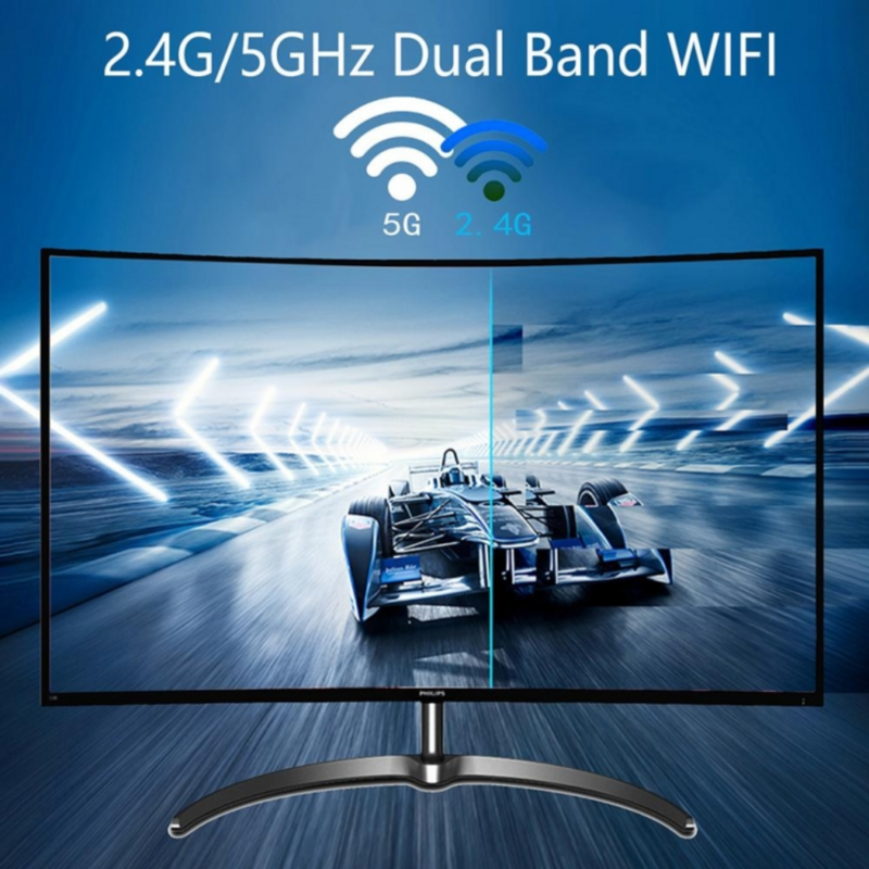C13 2.4G/5G 1080P bezprzewodowy ekran udostępniania urządzenia wyświetlacz Dongle do telewizora odbiornik TV mobilny ekran Adapter (czarny) dla Smartlife