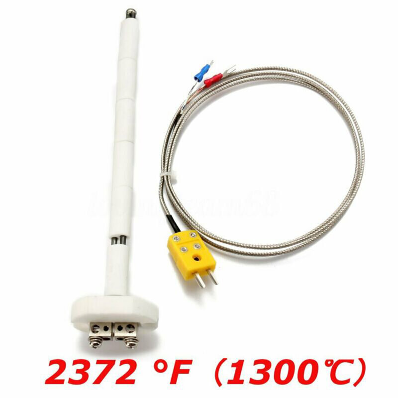 New Thermocouple Digital Thermometer Outer Shield: Metal Shield Stainless Steel Braid Terminal Board Diameter Total Length