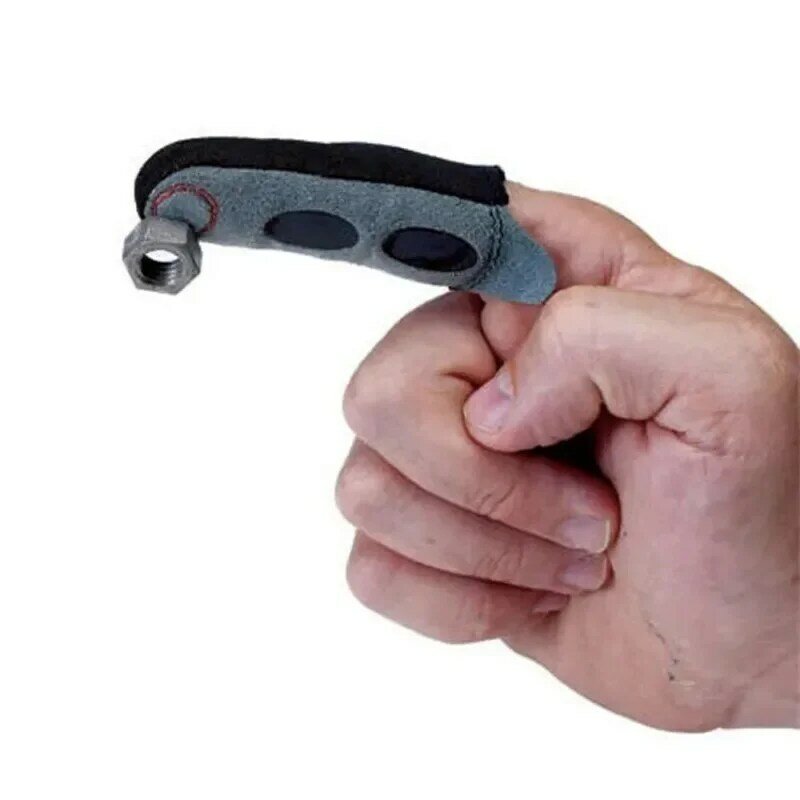 Luva de dedo com espera magnética Ferroso Metal Object, Magnetic Pickup Tool, controle preciso, pontos apertados, acessórios para ferramentas