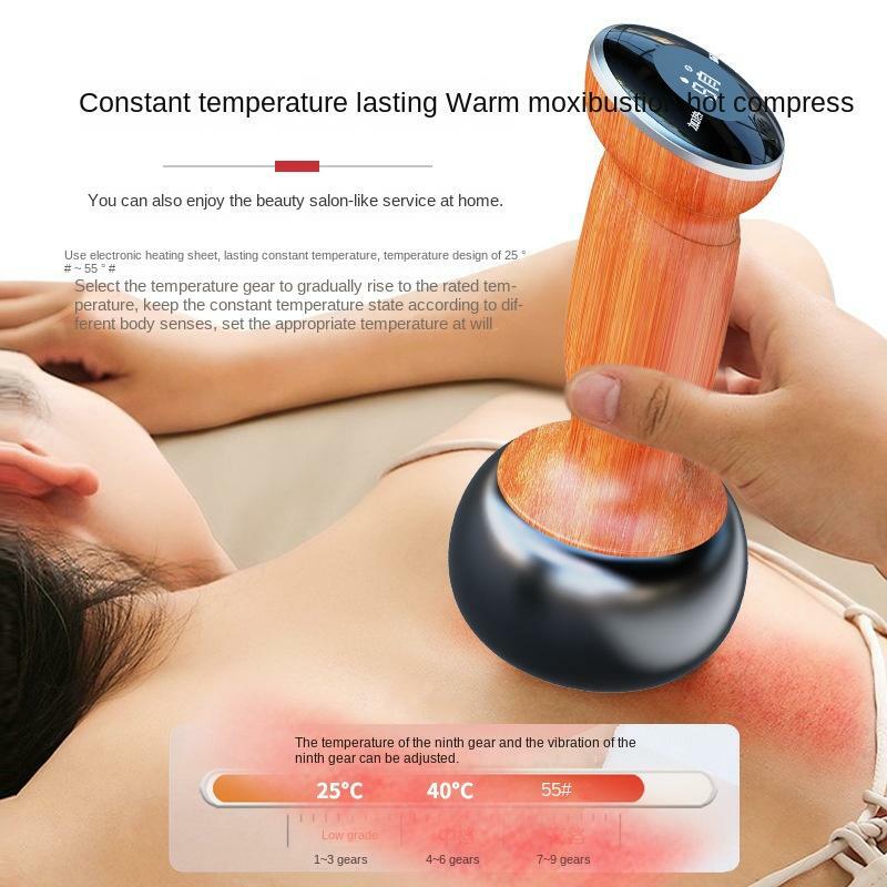 Stone Needle Hot Compress Moxibustion Guasha Massage Tool Physiotherapy Body Muscle Relax Relieve Fatigue Moxa Health Care Tool