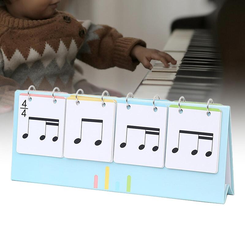 Scheda di apprendimento della notazione musicale materiali di apprendimento educativi riutilizzabili schede Flash scheda di ritmo musicale per l'allenamento della chitarra del pianoforte