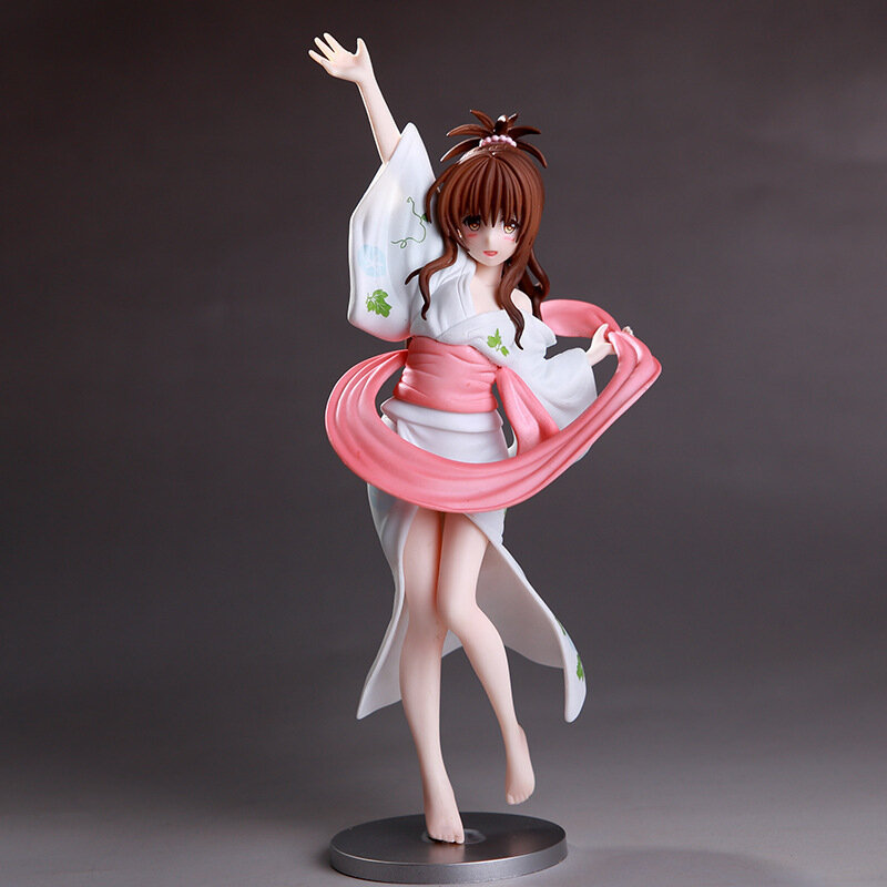 21cm To Love Ru Darkness Anime Figures Wafuku Yuuki Mikan Cartoon Cute Beauty Girls Figure Model Pvc Statue Ornament Toys Gifts