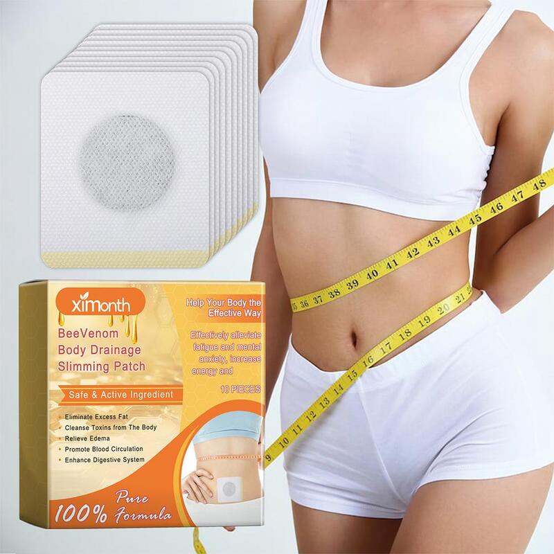 Perda de peso Belly Slimming Patch, Abdominal Navel Sticker, Fast Burning Fat, Humidade-Remoção do Mal, Melhorar o Estômago, 20 Pcs