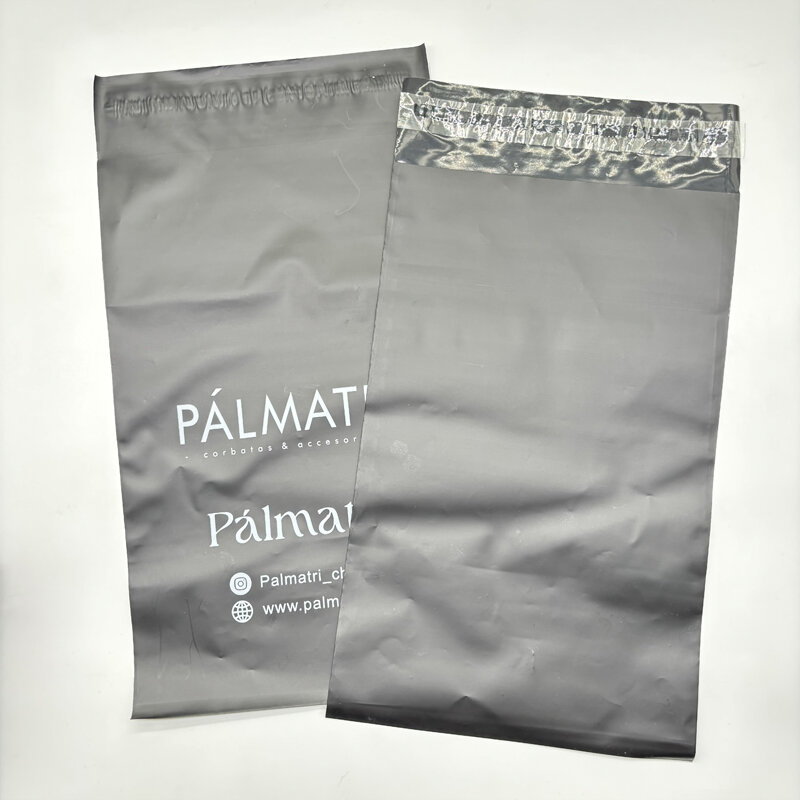 Black Recycle Postal Shipping Mailer Bag, adequado para lenço, saco de correio, pequeno, médio, grande, logotipo personalizado