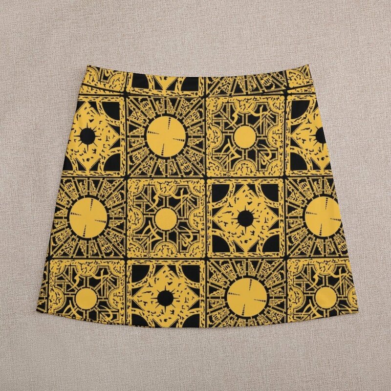 Minifalda con caja de rompecabezas para mujer, faldas de verano, 2023, novedad de 2023