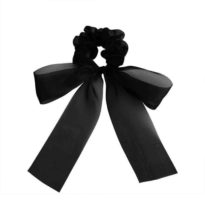 French New Women's High End Mesh Butterfly Tie Hair Clip Fragmented Hair Side Clip Eleganckie akcesoria do włosów w koński ogon 2024