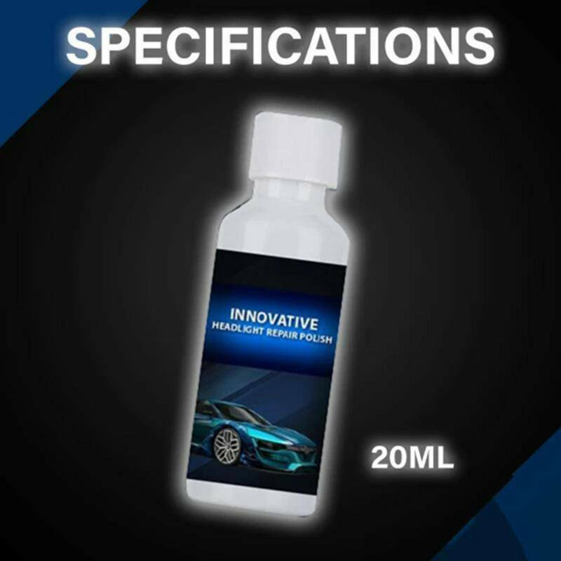 50ml Car Headlight Repair Liquid Proteção UV Auto Farol Polimento Renovação Agente Facilmente Restaurar Claridade Para Reparação Farol
