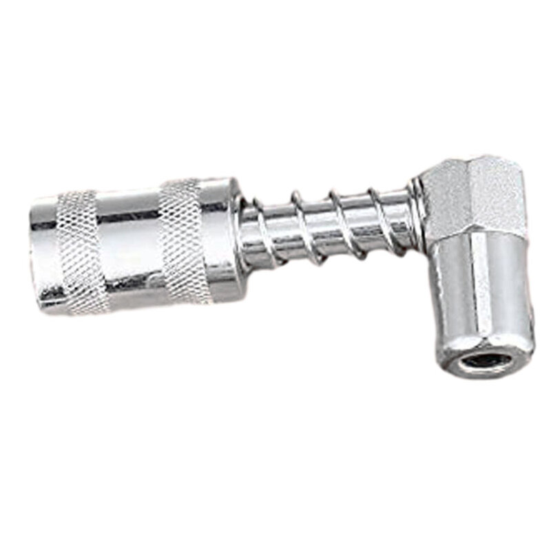 90 Degree Grease Nozzle Adapter  Coupler Grease Fitting Tool  Easy Operation  Durable Carbon Steel Material  Sleeve