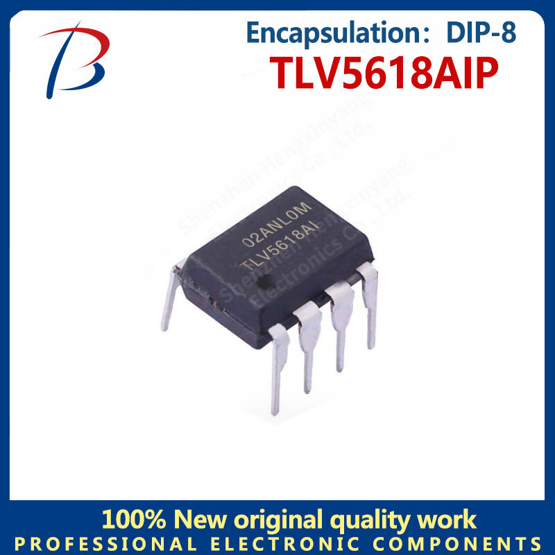 1pcs  In-line TLV5618AIP package DIP-8 digital-to-analog converter