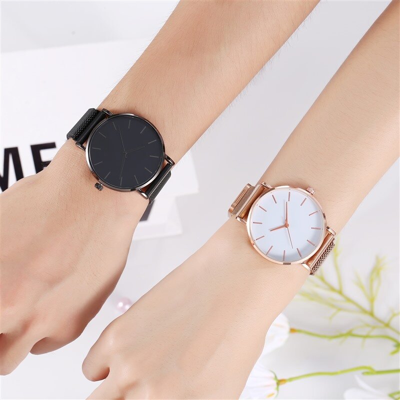 Minimalist Men's Watch NO LOGO Rome number Thin dial Leather Belt Fashion Simpler Watch Clock Reloj Cheap Watch Quartz Movement