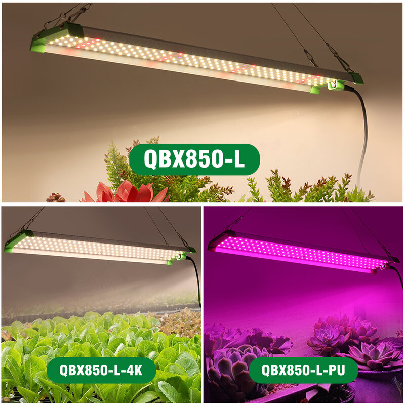 식물 모종 온실 텐트 성장 램프, 양자 성장 조명, LED 85W, 10000LM 풀 스펙트럼 램프, 110V, 220V