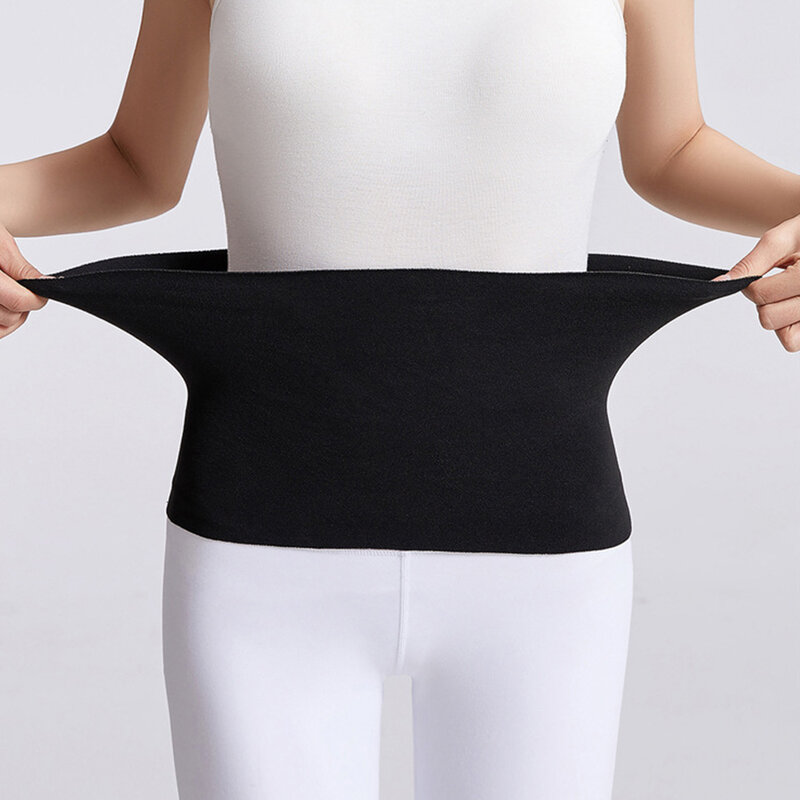 Tela de algodón elástica Unisex, soporte térmico para cintura, calentador de presión para Abdomen y espalda, ropa interior de invierno