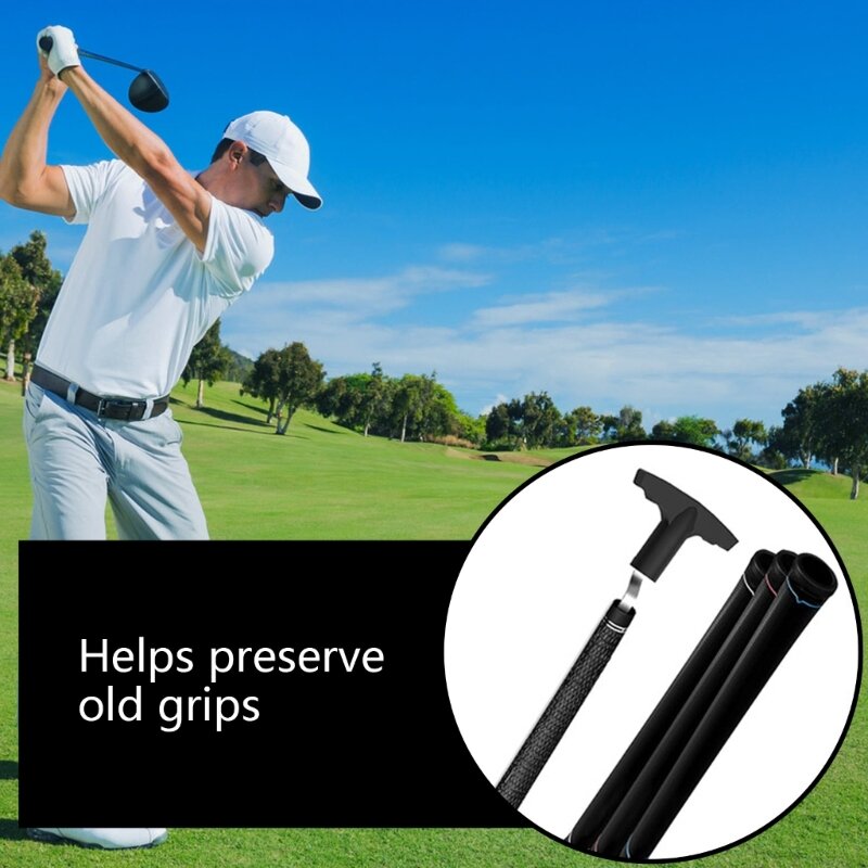 Golf V-Grooves Grip Remover Bảo Vệ cho Swinging Grip Golf Grip Công cụ sửa chữa Golf Grip Tool Grip Công cụ loại bỏ Dụng cụ kẹp