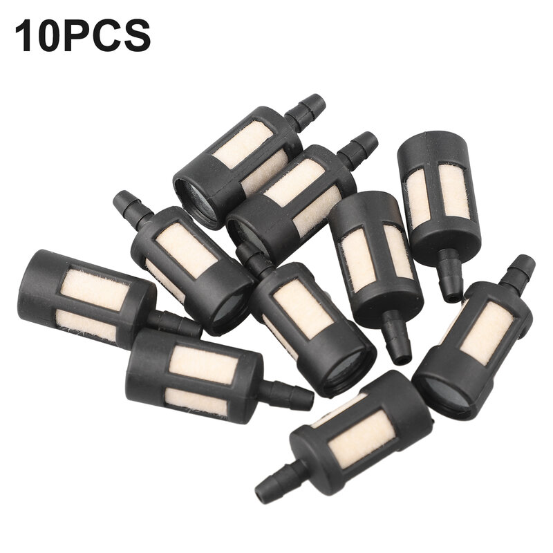 10 Pack Fuel Filter Universal For Garden Lawn Trimmers Chainsaw Blower Trimmer Carburetor Garden Tools