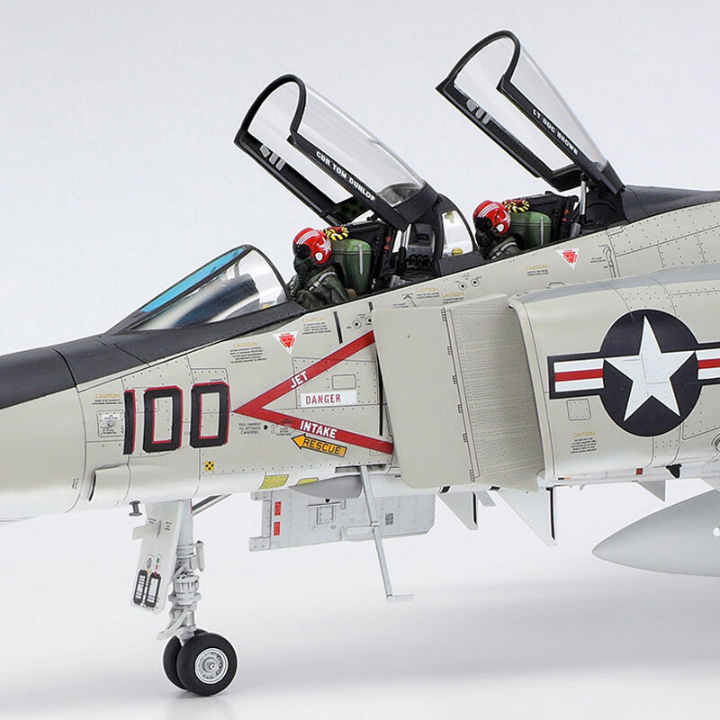 TAMIYA-Kit de modelo de avión ensamblado, 61121, American F-4B, Phantom II Fighter 1/48