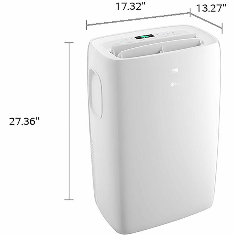 Condicionador de ar portátil, EUA esfria, 6.000 BTU DOE, 250 pés quadrados (DOE) /8.000 BTU, 10 ft x 25 ft, Novo