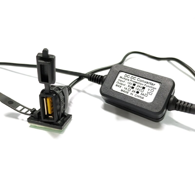 防水オートバイハンドルバー電源アダプタ電話 GPS 12-24V USB 充電器 XXFF 用