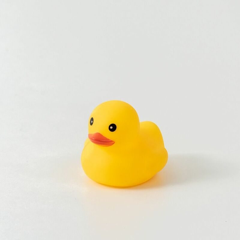 2pcs Animals Cute Baby Bath Toys Cartoon Chick Animals Swimming Water Toys Yellow Duckling Cute Animals Bath Squeeze Toy