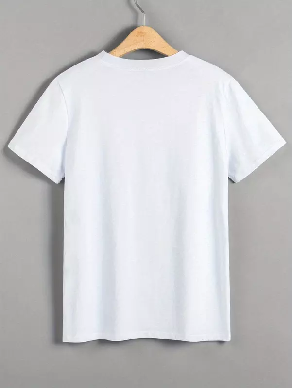 Sunmmer-T-shirt décontracté à manches courtes pour femmes, vêtements graphiques pour femmes, manches courtes, nouveau, années 90