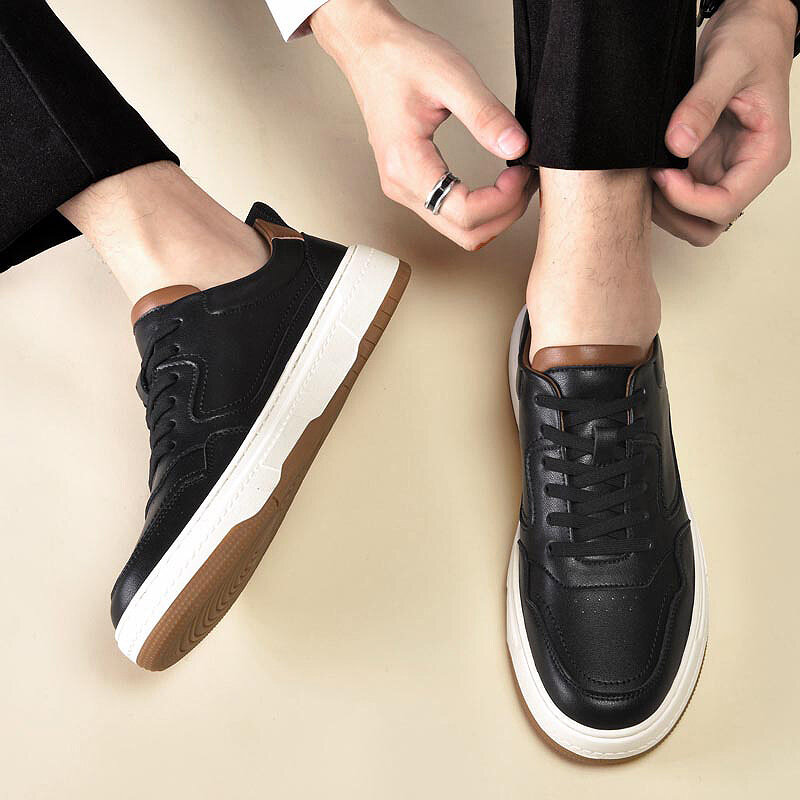 Novo de alta qualidade do couro sapatos casuais homens mocassins sapatos para homem com frete grátis todos os preto sapatos casuais de luxo tênis
