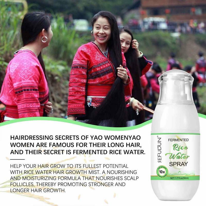 Rice Water Spray Hair Growth Spray Conditioner Spray Hair Care Products 50ml
