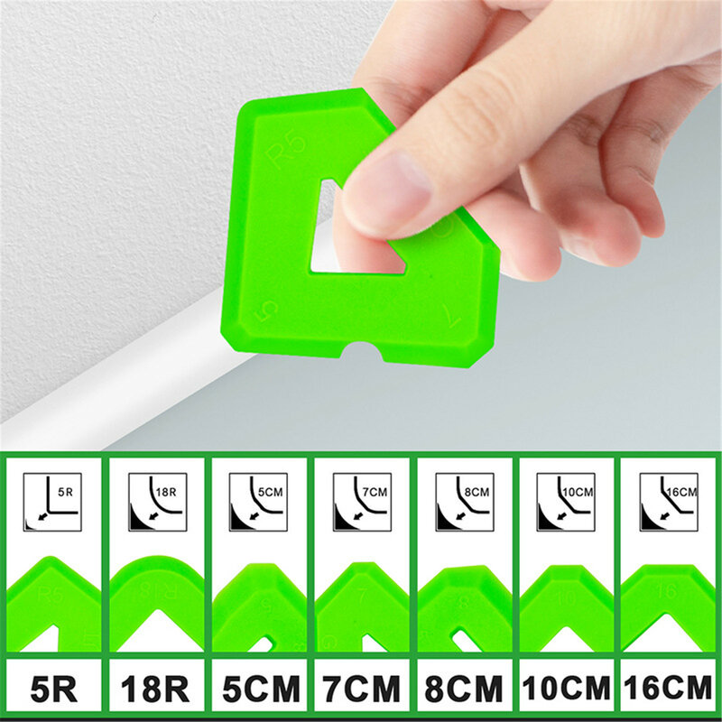 3 Buah Alat Penghilang Dempul Kertas Dinding Alat Penyelesaian Penutup Kertas Dinding Spatula Pembersih Nat untuk Pintu Dapur dan