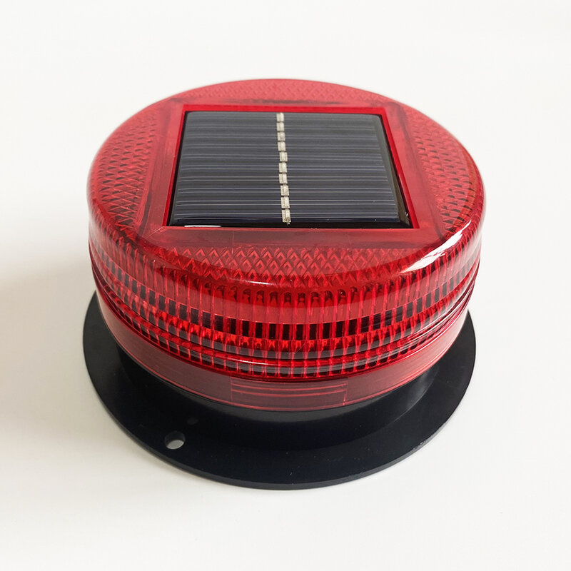 Solar Power 8 LED Magnetic Warning Light for Car Truck Vehicle Strobe Beacon Amber Police Lamp Emergency Signal Automatic Sensor