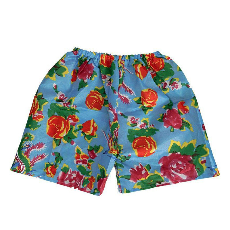 Unisex Pfau Shorts Männer Frauen elastisch Blumen gedruckt Sommer Surfbrett Shorts Hawaii Badehose kausale Homewear Shorts
