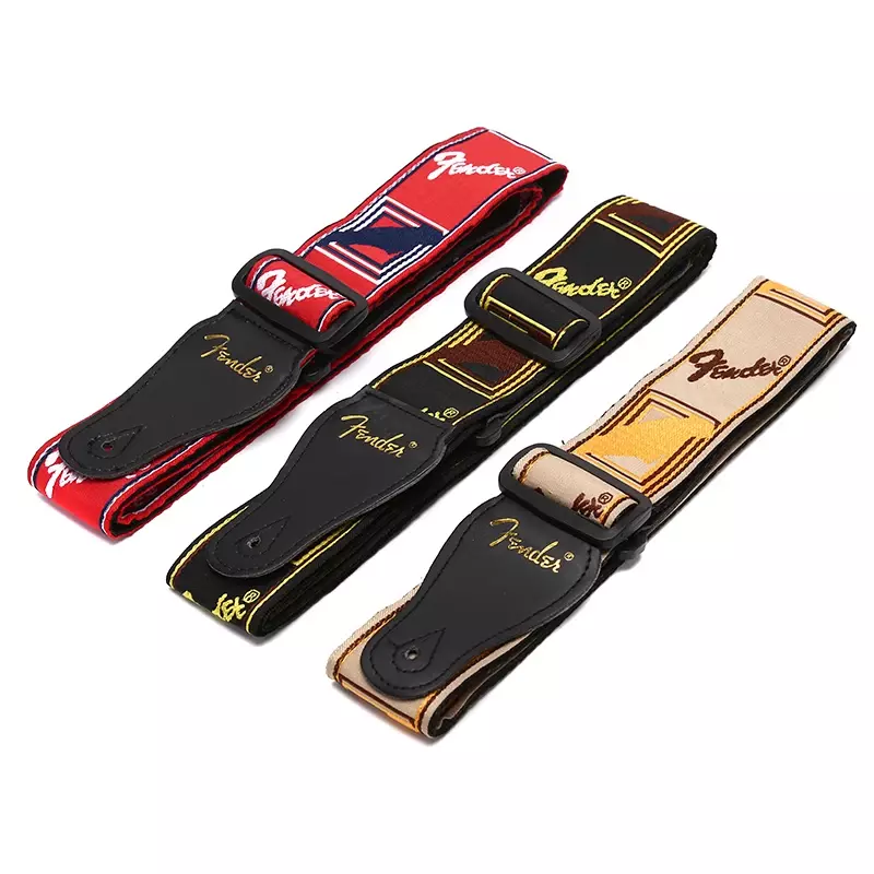 Guitar Strap Electric Guitar Adjustable Guitar Accessories Leather Ends Upgraded High-end Instrument Accessories