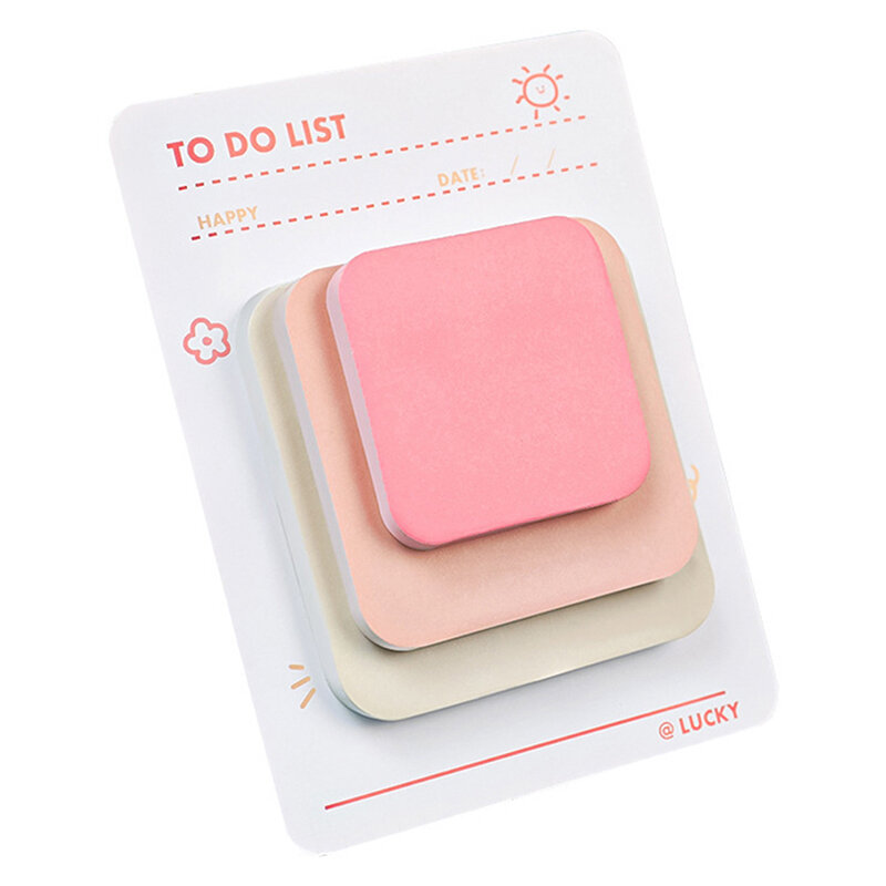 1Pcs Cute Notepad Sticky Notes School Office Supplies Memo Pad Student Stationery Planner Note Pad Memo Stickers