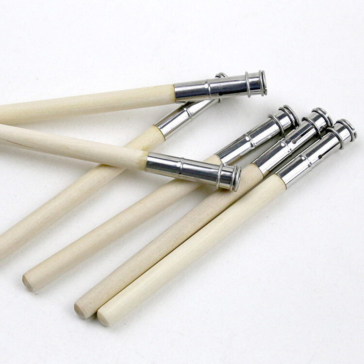 10pcs Pencil Extender Students Sketching And Painting Log Rod Firmly Hold The Pen High Quality Art Office Supplies Pen Clip